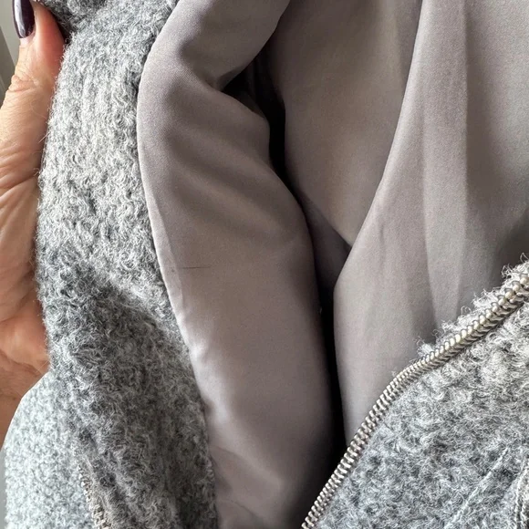 Zara Gray Teddy Jacket - Picture 6 of 6